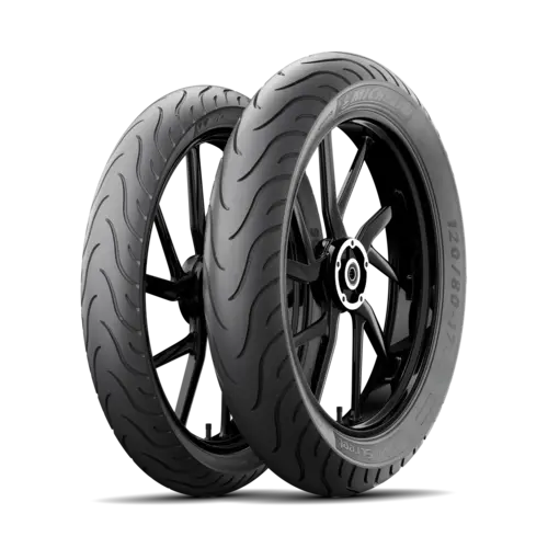 ยางนอกมิชลิน Michelin Pilot Street 2 100/80-17 ไม่ใช้ยางใน สำหรับรถจักรยานยนต์